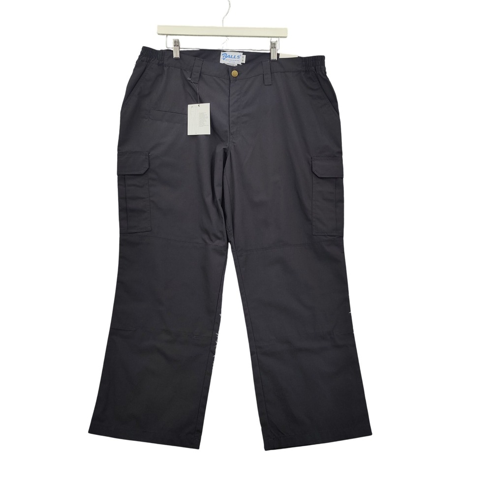 Galls Women Tactical Gorpcore Utility Tac Force Pants 18 Black Ripstop Cargo NEW